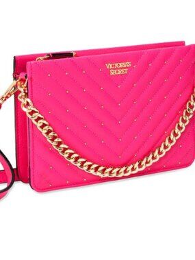Victoria's Secret VS Pink Pebbled V-Quilt 24/7 Crossbody Bag